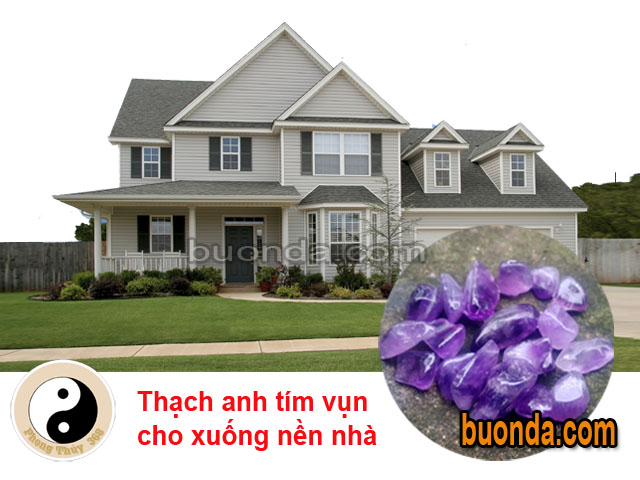 Đá thạch anh tím dải nền nhà