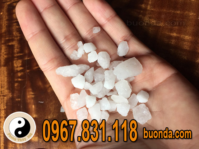 Đá thạch anh vụn trắng dải nhà