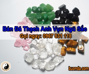 Bán đá thạch anh vụn ngũ sắc
