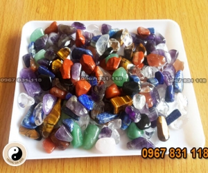 Bán đá thạch anh vụn phong thủy chất lượng thật