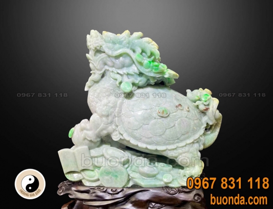 Rùa đầu rồng màu phỉ thúy Rùa đầu rồng màu phỉ thúy