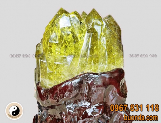 Thạch anh vàng thô cao cấp