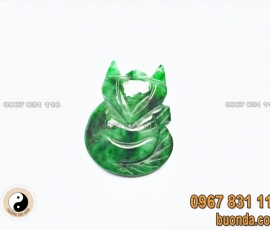 Mặt dây chuyền cẩm thạch bọc vàng