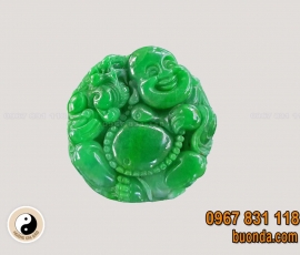 Mặt dây chuyền phật di lặc cẩm thạch